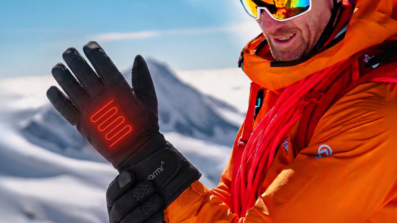 Gants chauffant parfait lors de l'hiver, 8h d'autonomie 
